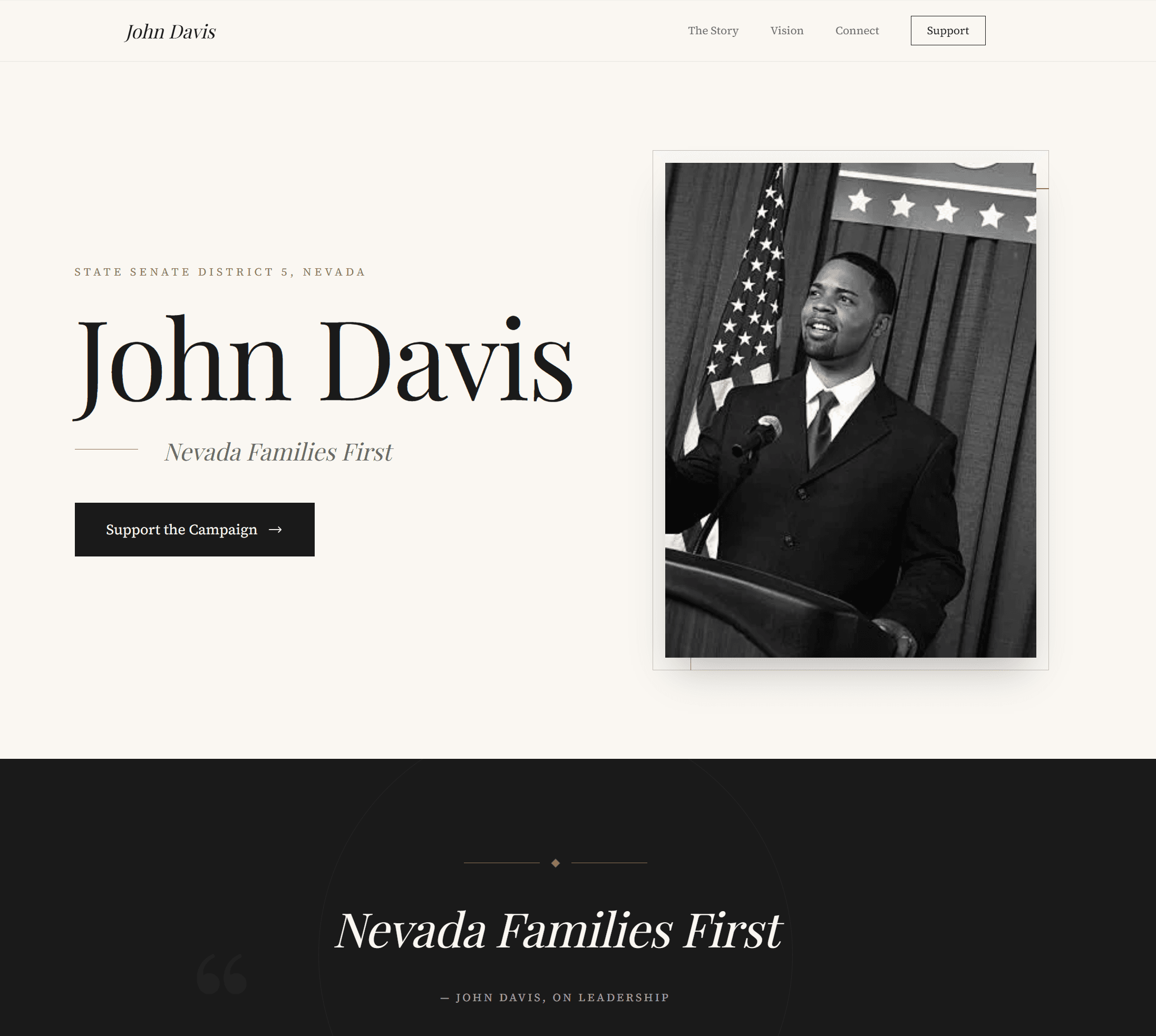 Editorial template preview